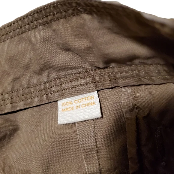 J.Crew Chino Cargo Pants Khaki Tan Size 10T Tall Women’s Like New 100% Cotton - Picture 6 of 10